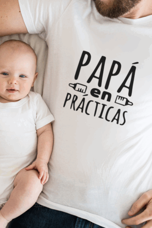 Polera Para Papá, Papá En Practicas (4)
