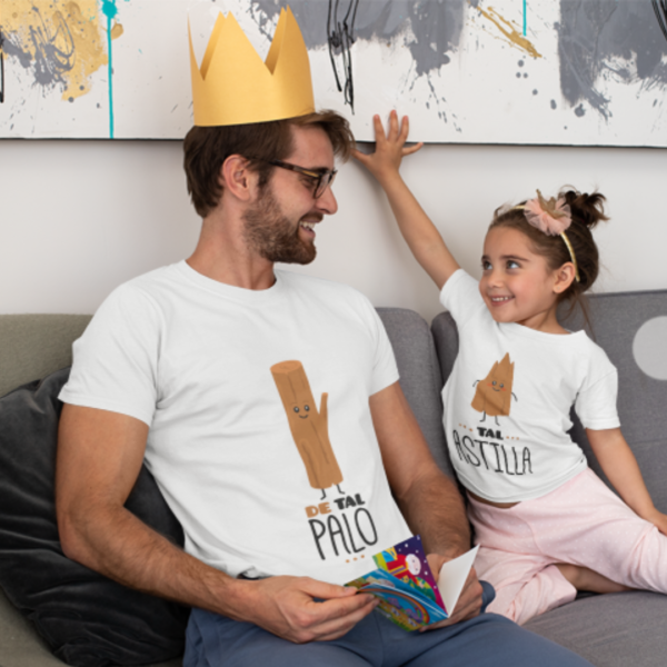 Polera Pápa E Hij@ De Tal Palo - Tal Astilla