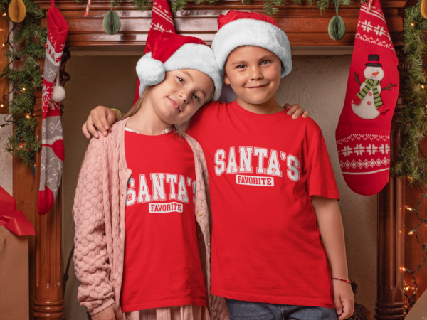 Polera Navideña "El Favorito de Santa"