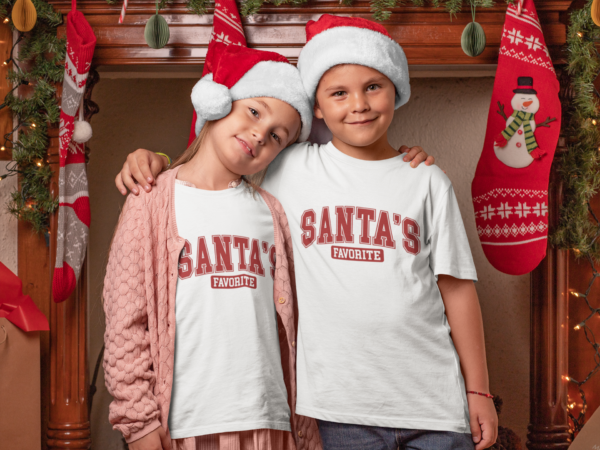 Polera Navideña "El Favorito de Santa"