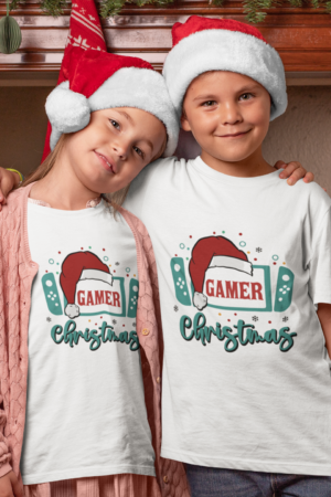 Polera de Navidad Gamer Funny Christmas