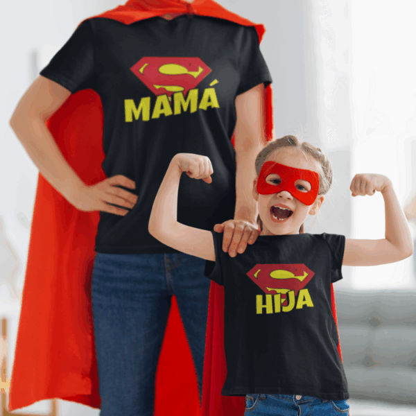Regalo para mamá, Polera super madre-super hija