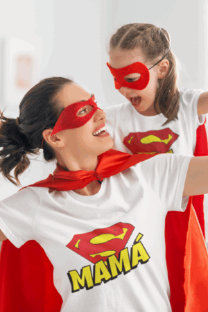 Regalo para mamá, Polera super madre-super hija