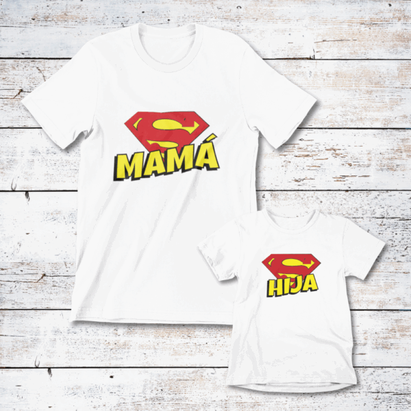 Regalo para mamá, Polera super madre-super hija