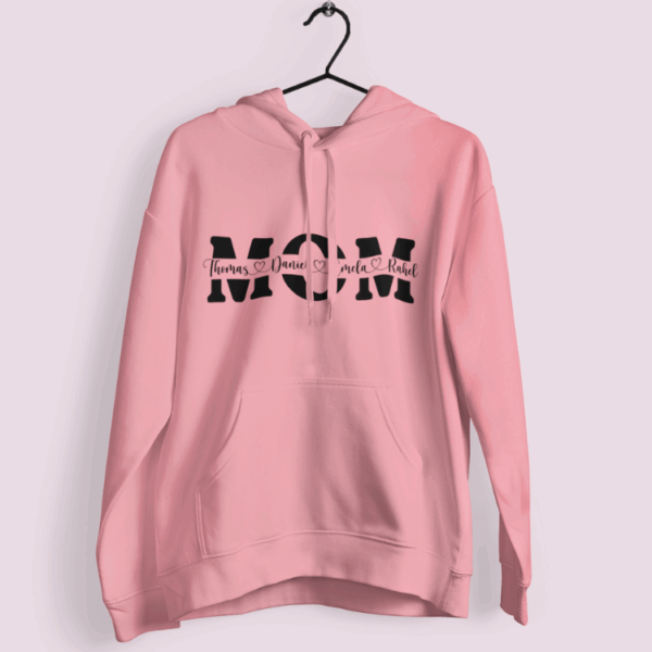 Regalo para mamá, Poleron Mom nombres personalizados