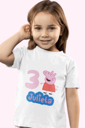 Polera Personalizada Pepa pig