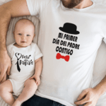 Polera Mi primer día de padre contigo
